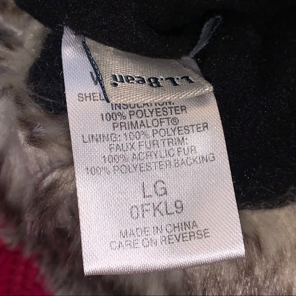 Rare Pink LL Bean Goose Down Puffer Coat & Mittens - Picture 16 of 16